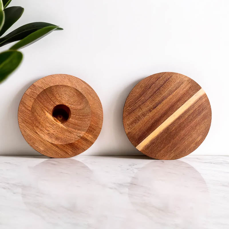 Aequilibrium Wooden Coasters